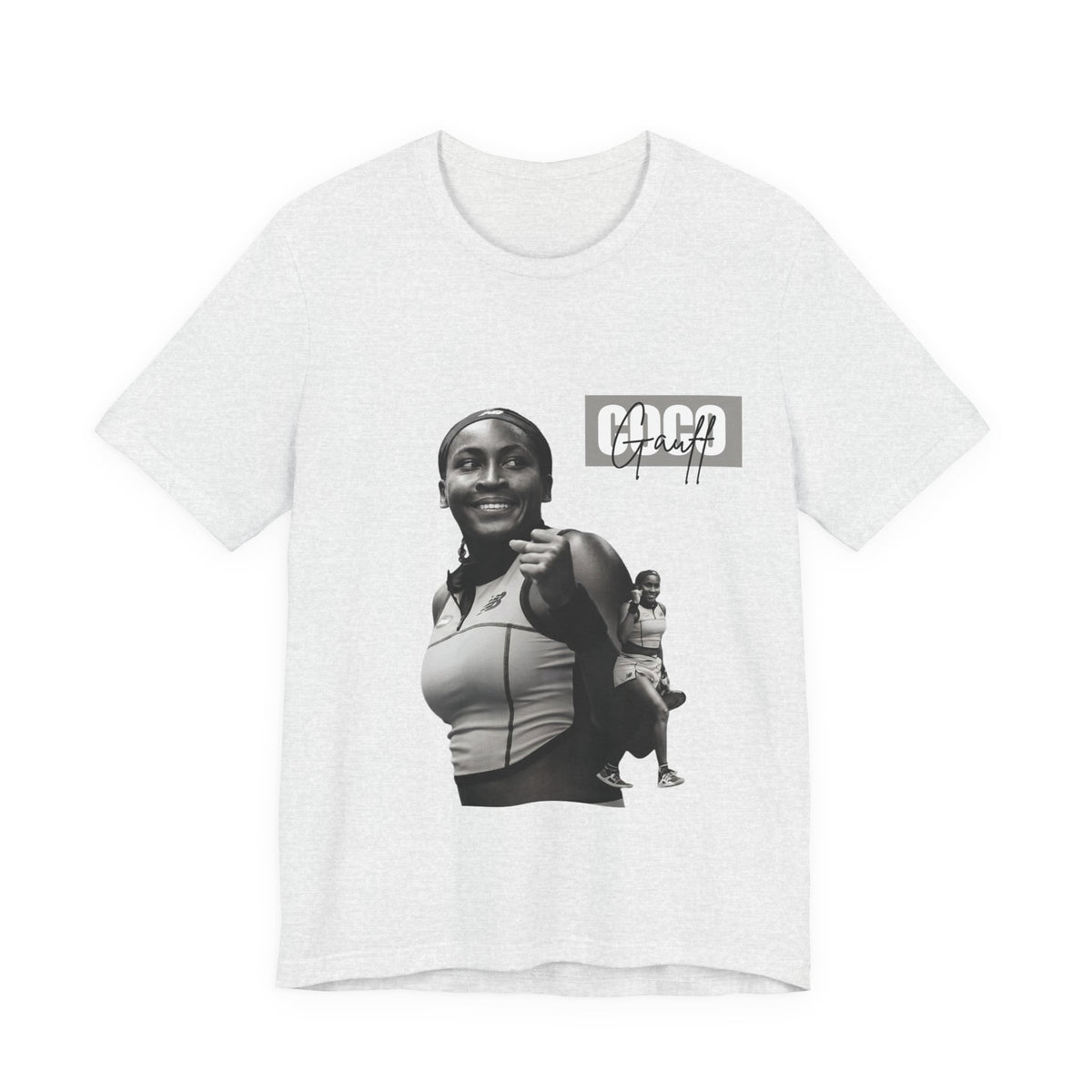 GOGP Graphic Tee — Black & White Motivational Photo T-Shirt