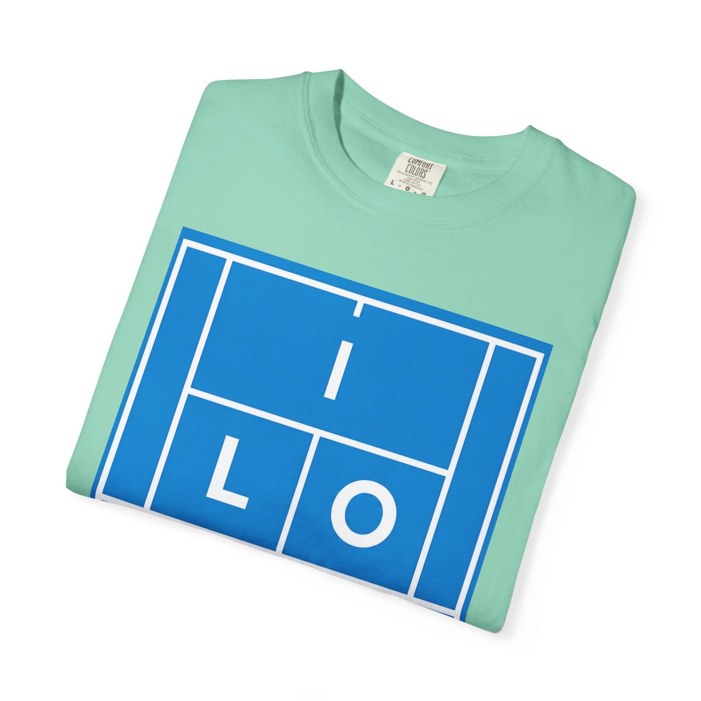 "I LOVE" Australian Open Tennis Court Graphic