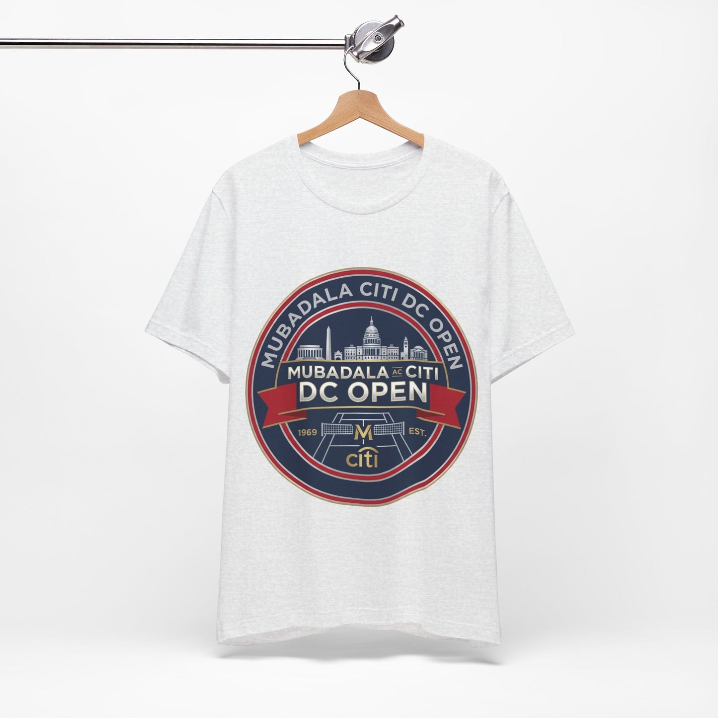 DC Open Tennis Tee — 'Mubadala Citi DC Open' Vintage Badge Shirt