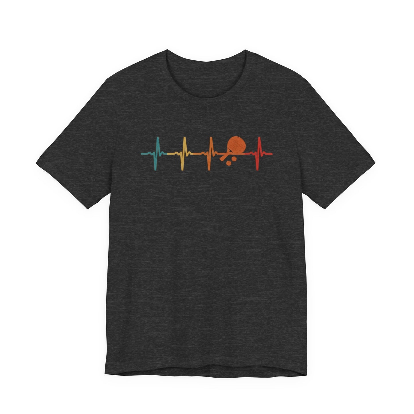 Tennis Heartbeat Tee – Retro Surfing Wave Graphic T-Shirt