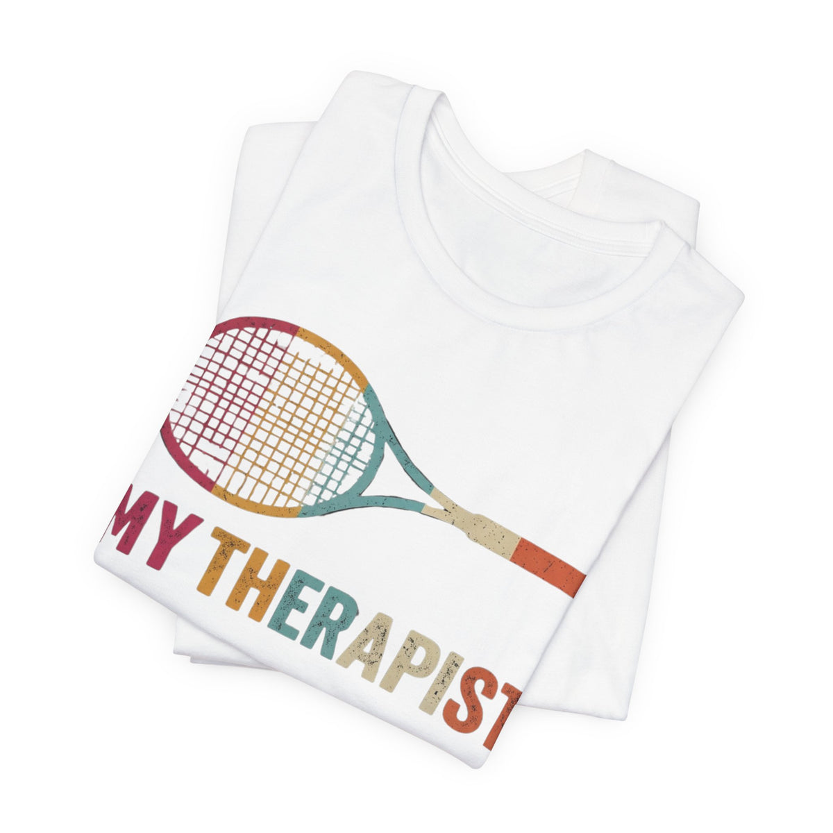 Tennis 'My Therapist' Graphic Tee — Funny Tennis Player Gift