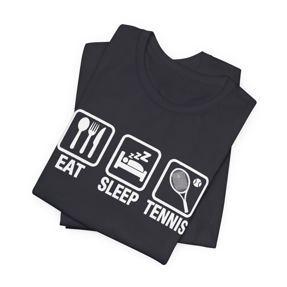 Tennis Tee — "Eat Sleep Tennis" Graphic Shirt