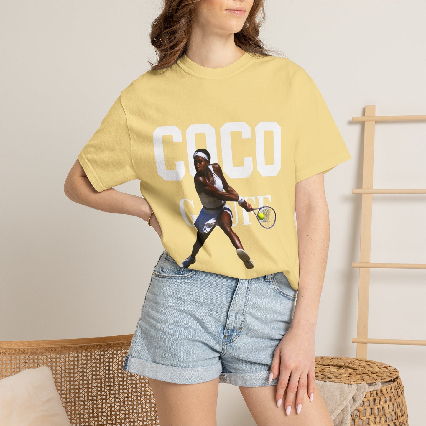 Coco Gauff Tennis Tee — Gauff 02 Champion Tennis T-Shirt