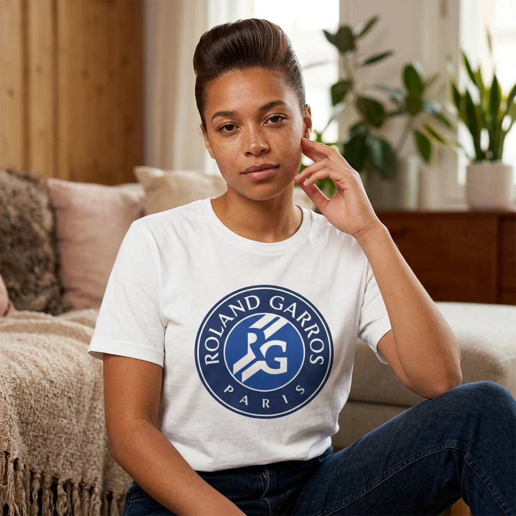 Roland-Garros Paris Logo Tee — French Open Tennis T-Shirt