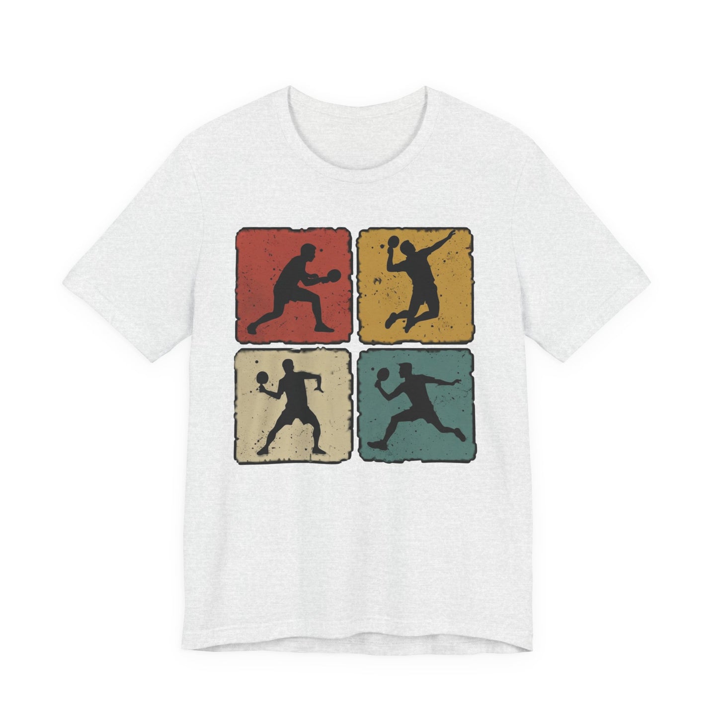 Tennis Silhouette Tee — Retro Vintage Graphic Shirt