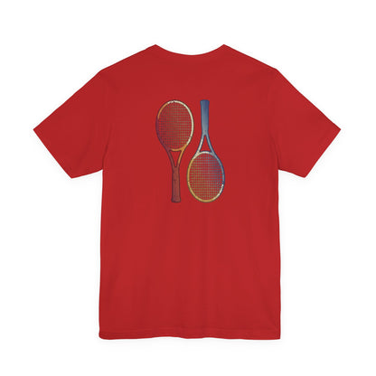 Tennis Rackets Tee — Vintage Wooden Racquets Graphic Shirt