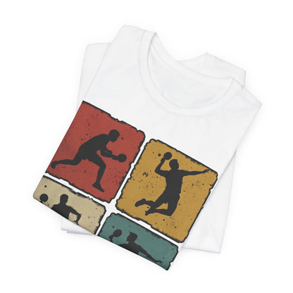 Tennis Silhouette Tee — Retro Vintage Graphic Shirt