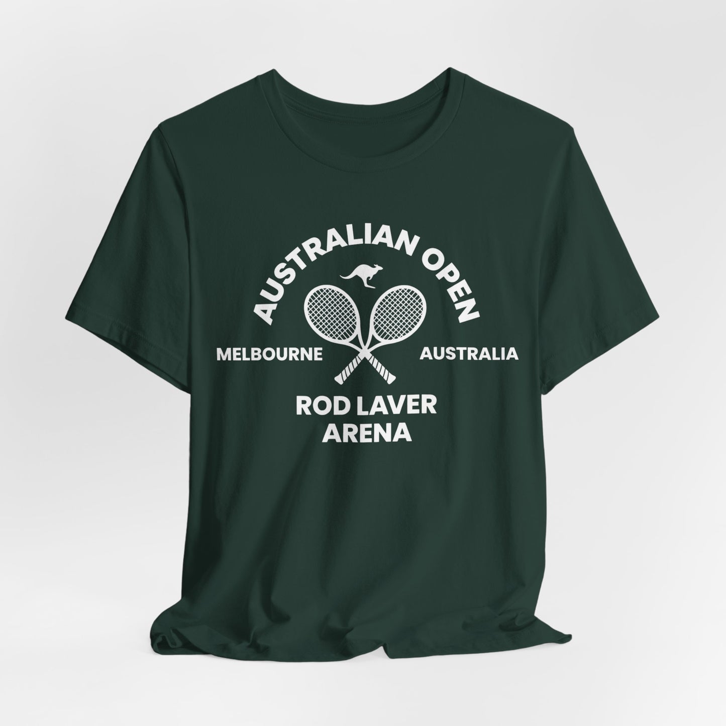 Classic White Tennis Tee — Unisex Jersey Short Sleeve