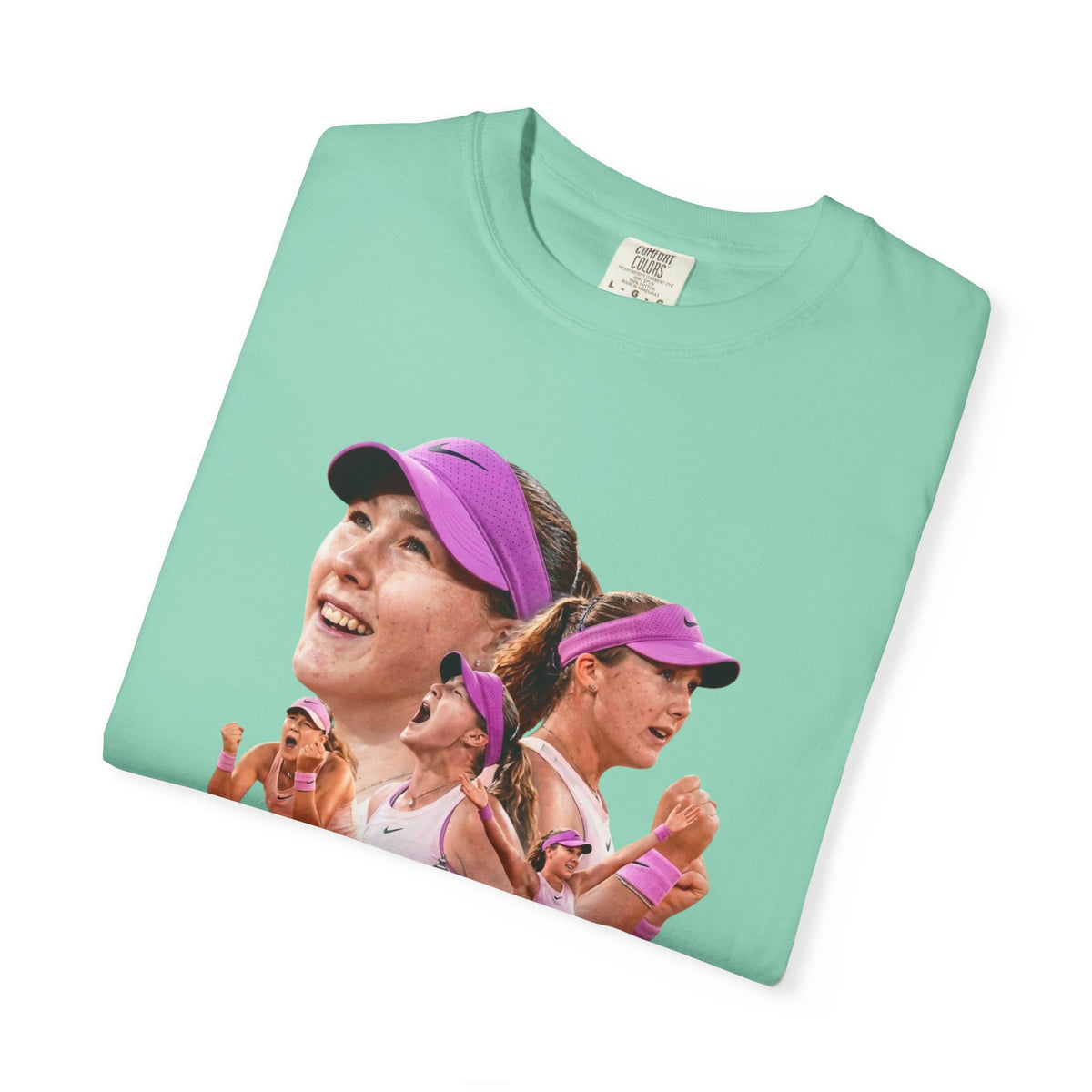 Tennis Graphic T-Shirt — 'Tennis: An Essential Element' Vintage Player Collage