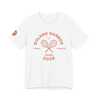 Roland Garros 2026 Tennis Tee – Paris Tournament Graphic T-Shirt