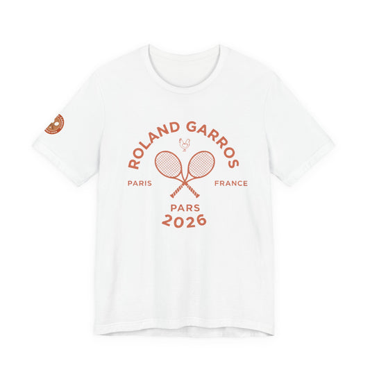 Roland Garros 2026 Tennis Tee – Paris Tournament Graphic T-Shirt
