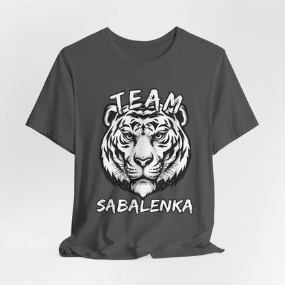 Team Sabalenka Tiger T-Shirt — Tennis Fan Tee