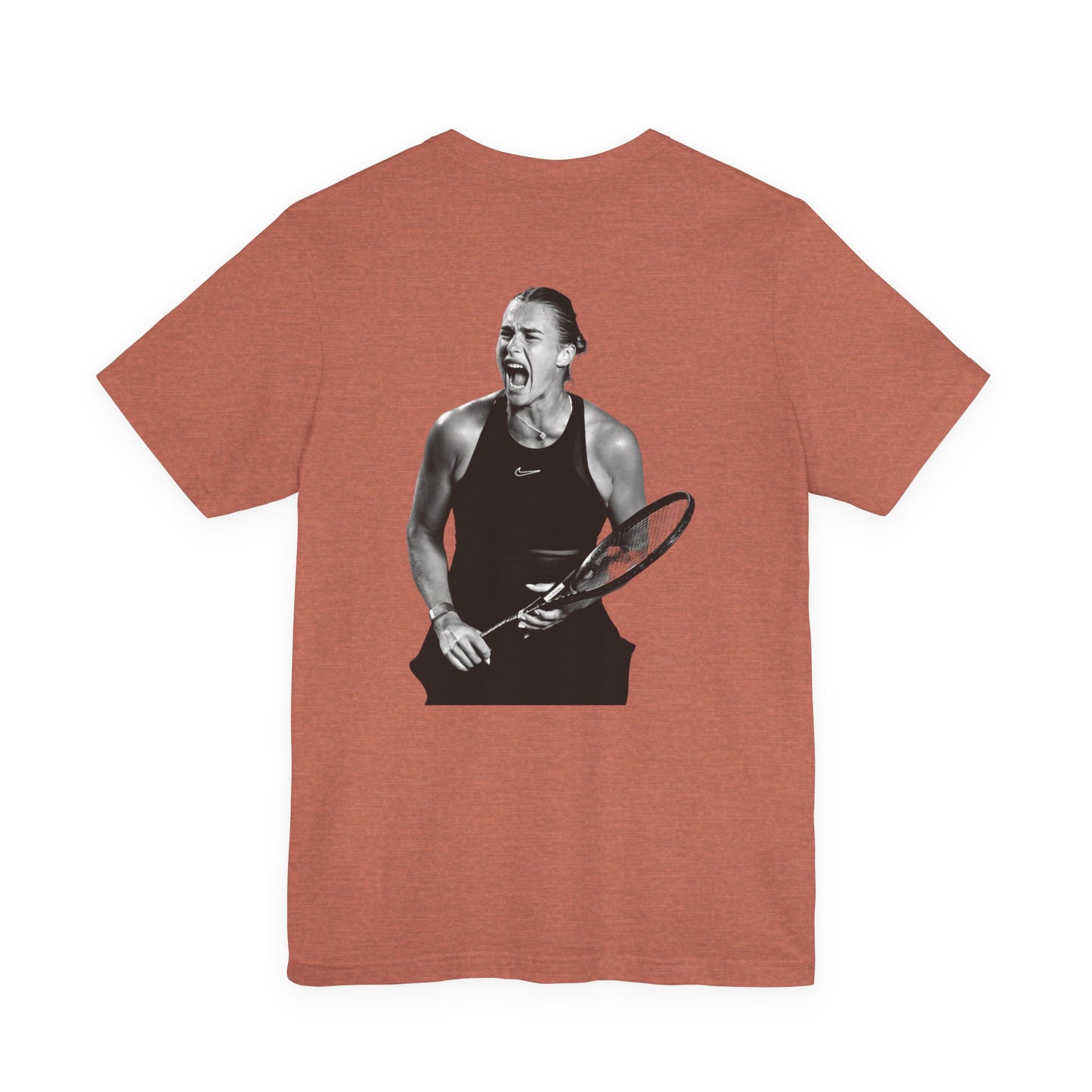 Sabalenka The Tigress Graphic Tee — Empowered Woman & Tiger Illustration