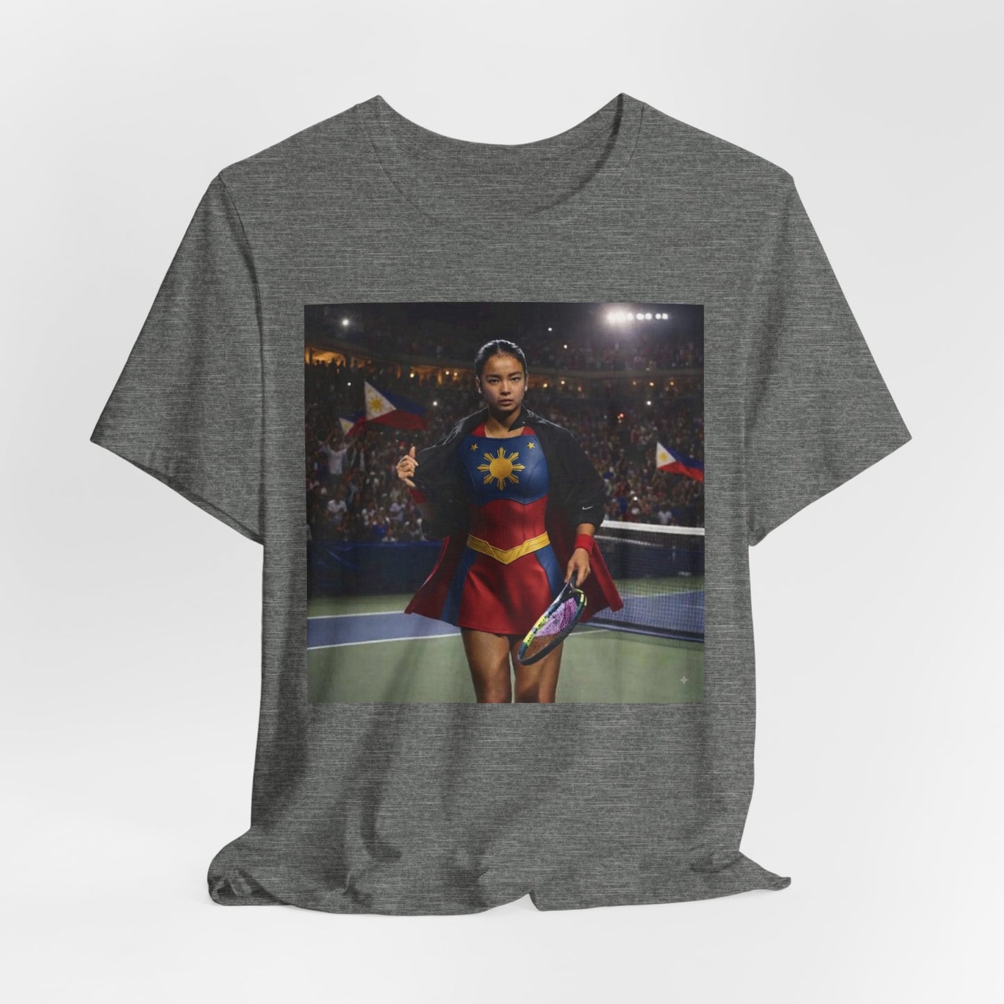 Alex Eala Tennis T‑Shirt — Filipino Tennis Star Photo Tee