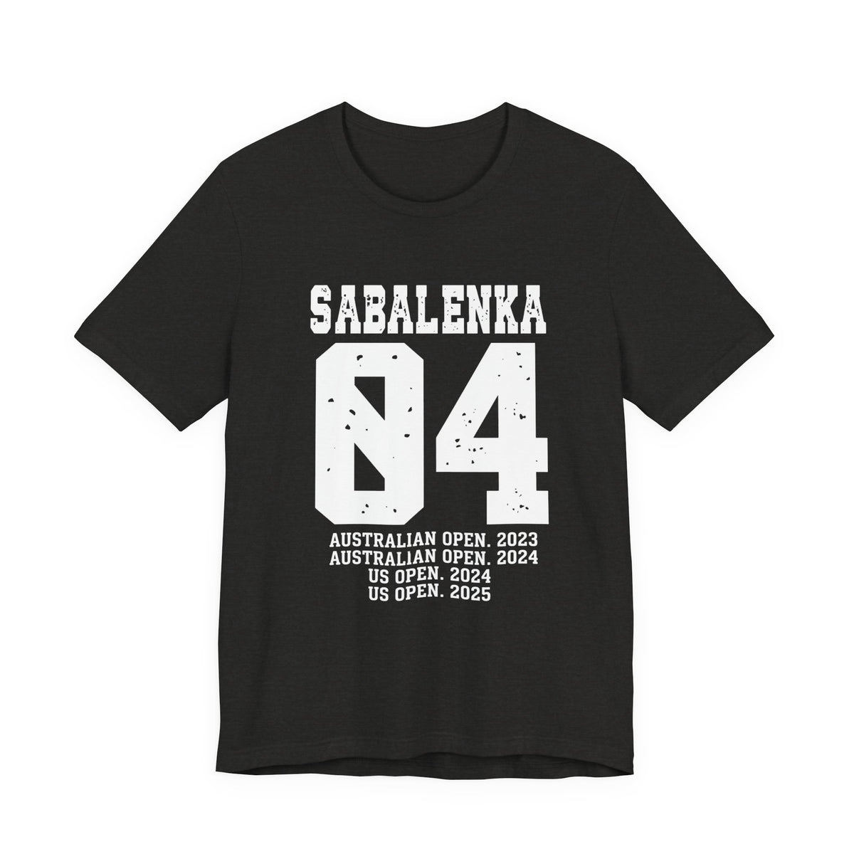 Sabalenka Short Sleeve Tee — Minimal Classic Blank T‑Shirt
