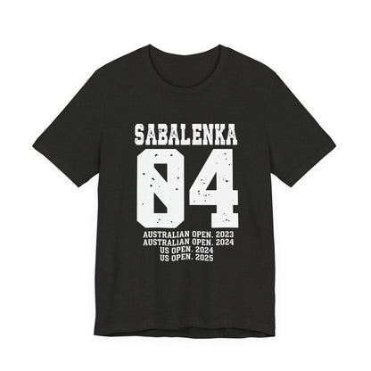 Sabalenka Short Sleeve Tee — Minimal Classic Blank T‑Shirt