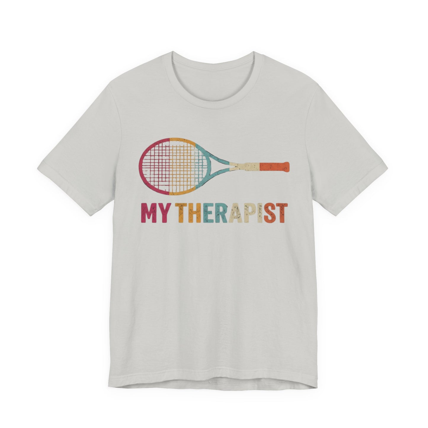 Tennis 'My Therapist' Graphic Tee — Funny Tennis Player Gift