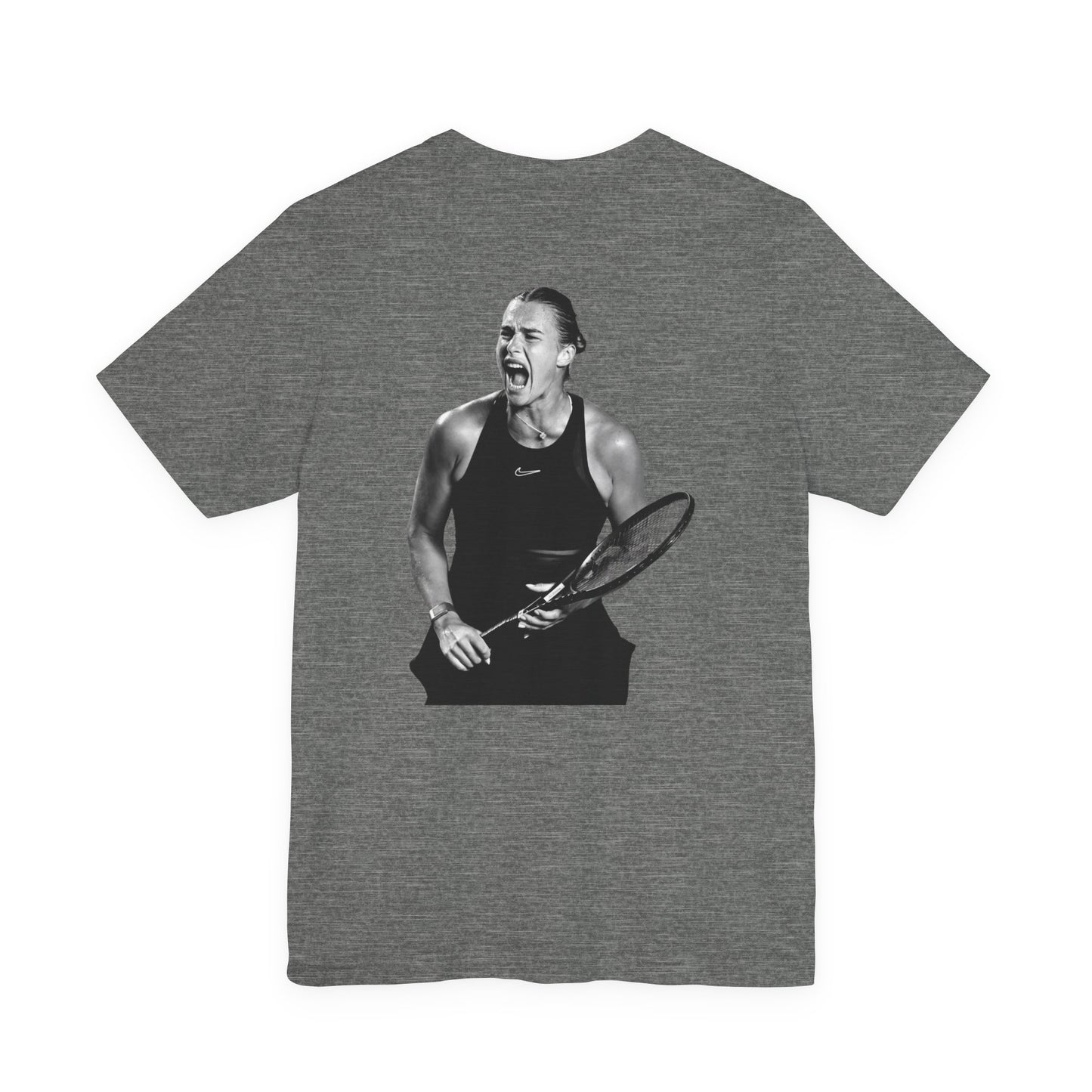 Sabalenka The Tigress Graphic Tee — Empowered Woman & Tiger Illustration