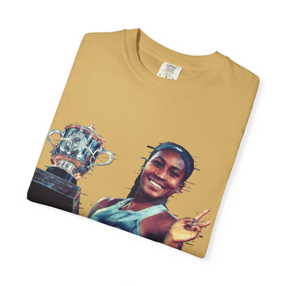 T-Shirt — Coco Gauff Champion Photo Tee