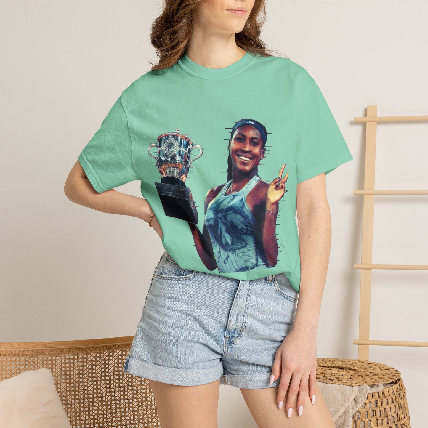 T-Shirt — Coco Gauff Champion Photo Tee
