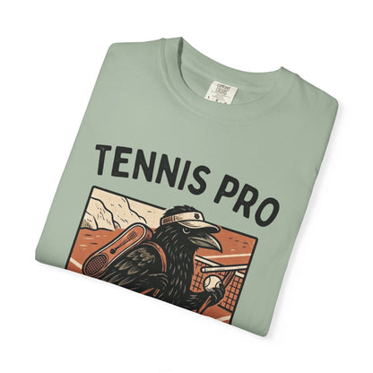 Tennis Pro T‑Shirt — Vintage Raven Tennis Graphic