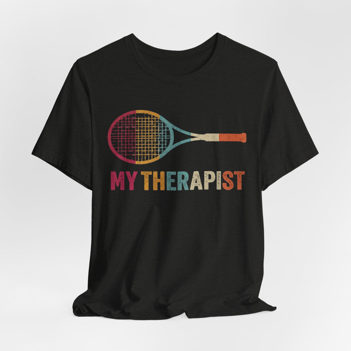 Tennis 'My Therapist' Graphic Tee — Funny Tennis Player Gift
