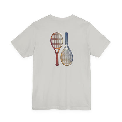 Tennis Rackets Tee — Vintage Wooden Racquets Graphic Shirt