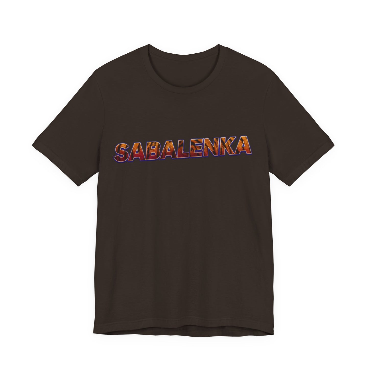 Sabalenka Tennis T‑Shirt — Bold Text Fan Tee
