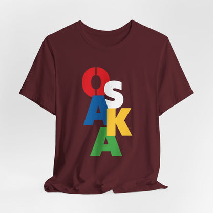 Tennis player Naomi Osaka Color Block Vertical Logo Tee
