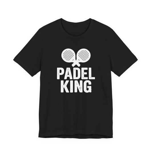 Padel King T‑Shirt — Men's Padel Tennis Graphic Tee