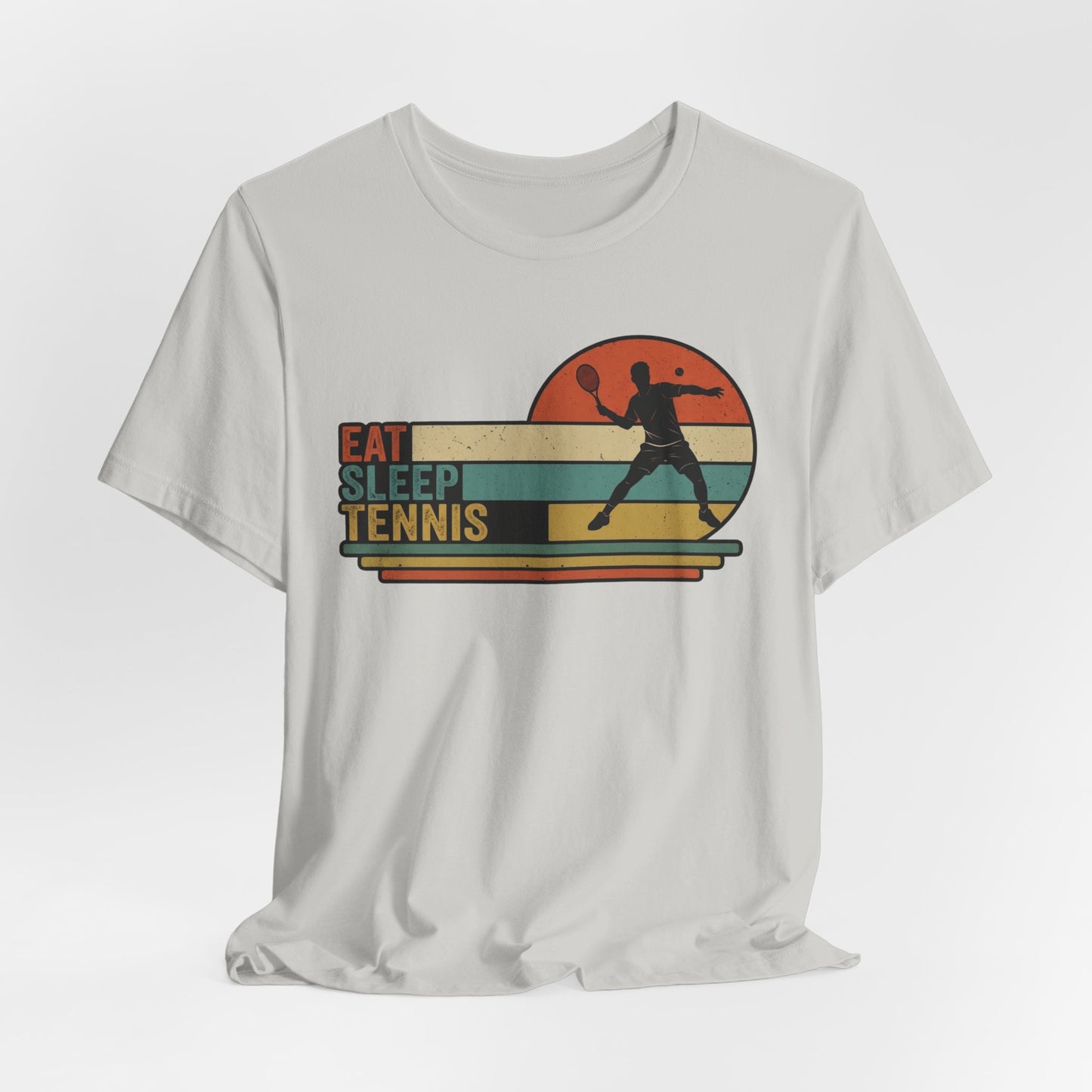 Eat Sleep Tennis Vintage Graphic Tee