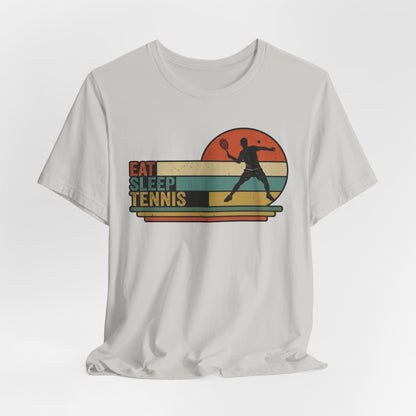Eat Sleep Tennis Vintage Graphic Tee