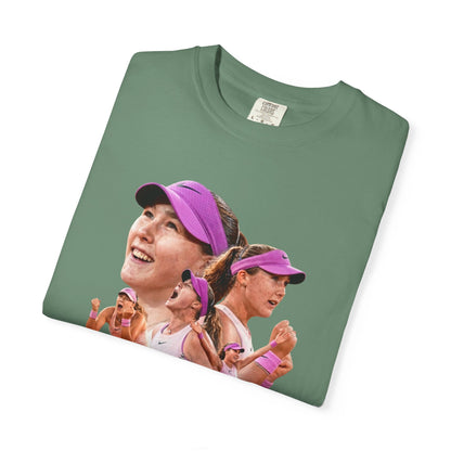 Tennis Graphic T-Shirt — 'Tennis: An Essential Element' Vintage Player Collage