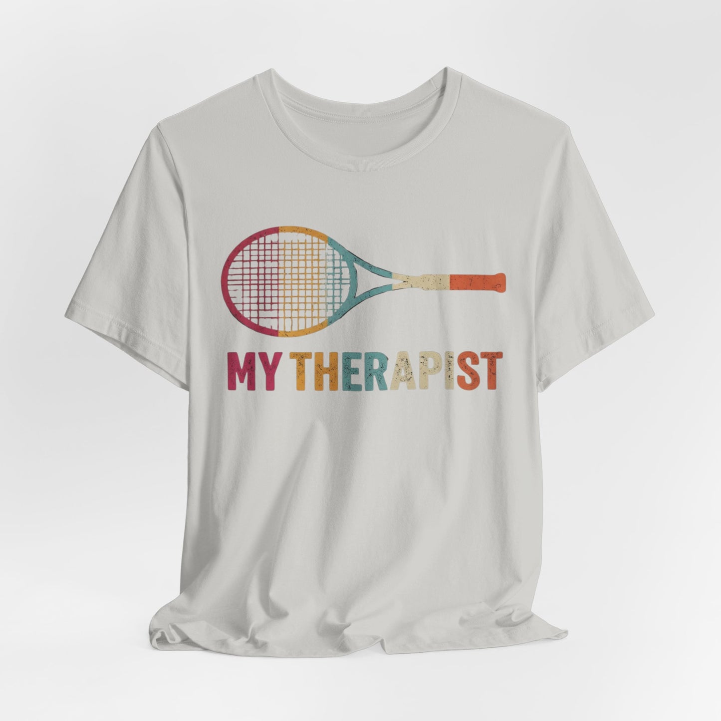 Tennis 'My Therapist' Graphic Tee — Funny Tennis Player Gift
