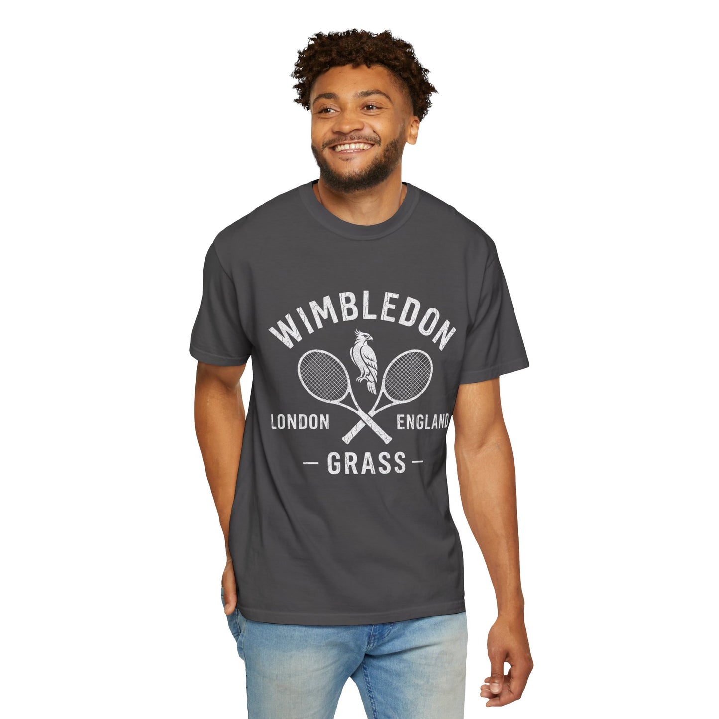 Wimbledon Vintage Tennis Logo T‑Shirt