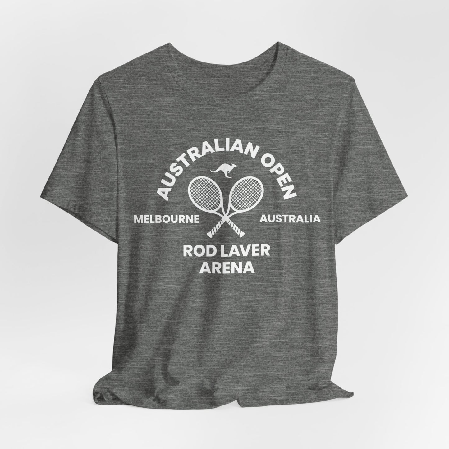 Classic White Tennis Tee — Unisex Jersey Short Sleeve