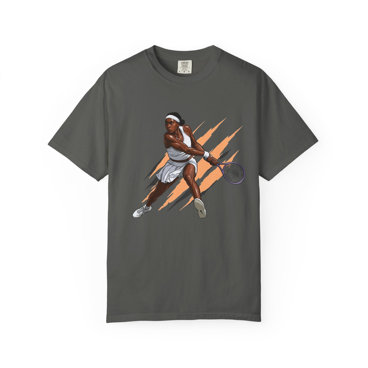 COCO GAUFF Tennis Player Graphic T-Shirt — Dynamic Women's Tennis Art Tee
