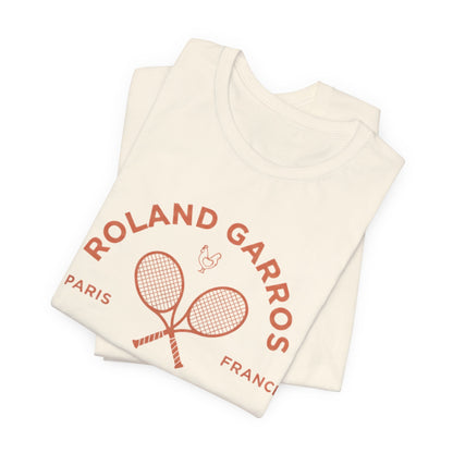 Roland Garros 2026 Tennis Tee – Paris Tournament Graphic T-Shirt
