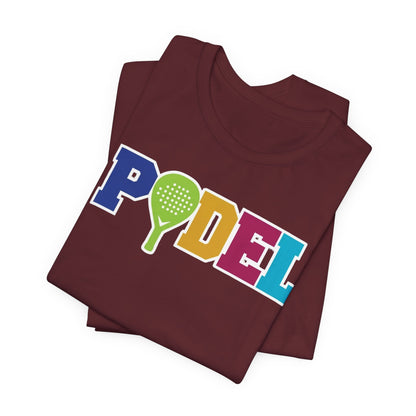 PÖDEL Paddle Tee – Colorful Pickleball Graphic T-Shirt