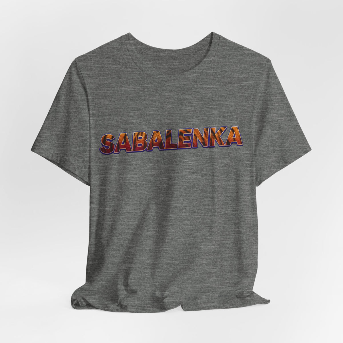 Sabalenka Tennis T‑Shirt — Bold Text Fan Tee