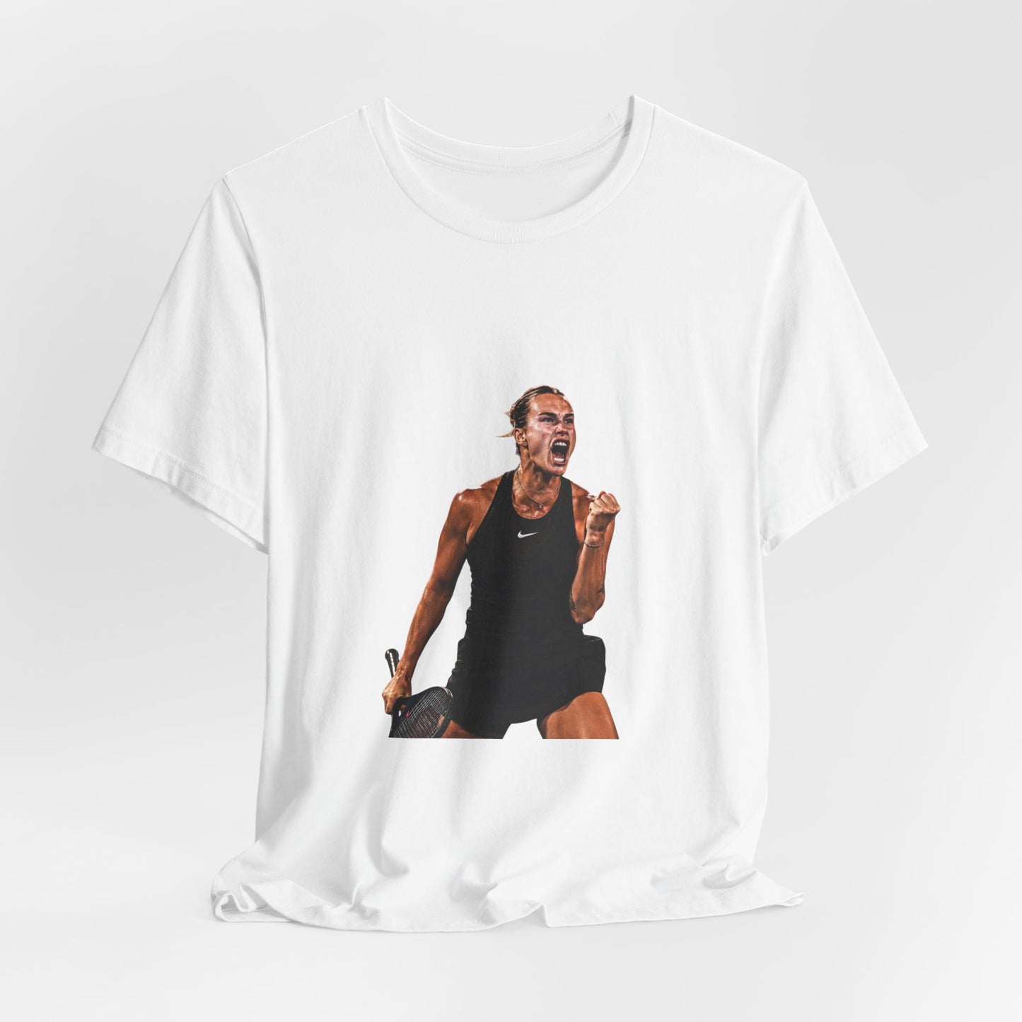 Tennis Player Aryna Sabalenka Victory Graphic Tee