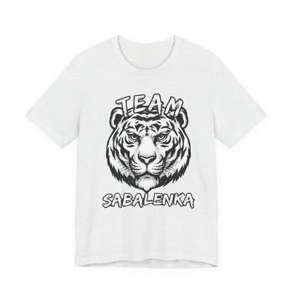 Team Sabalenka Tiger T-Shirt — Tennis Fan Tee