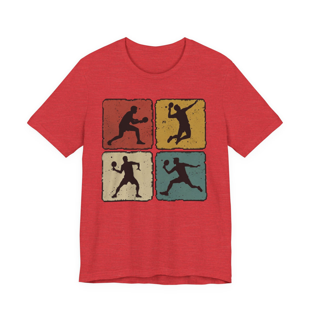 Tennis Silhouette Tee — Retro Vintage Graphic Shirt