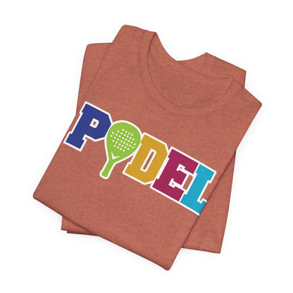 PÖDEL Paddle Tee – Colorful Pickleball Graphic T-Shirt
