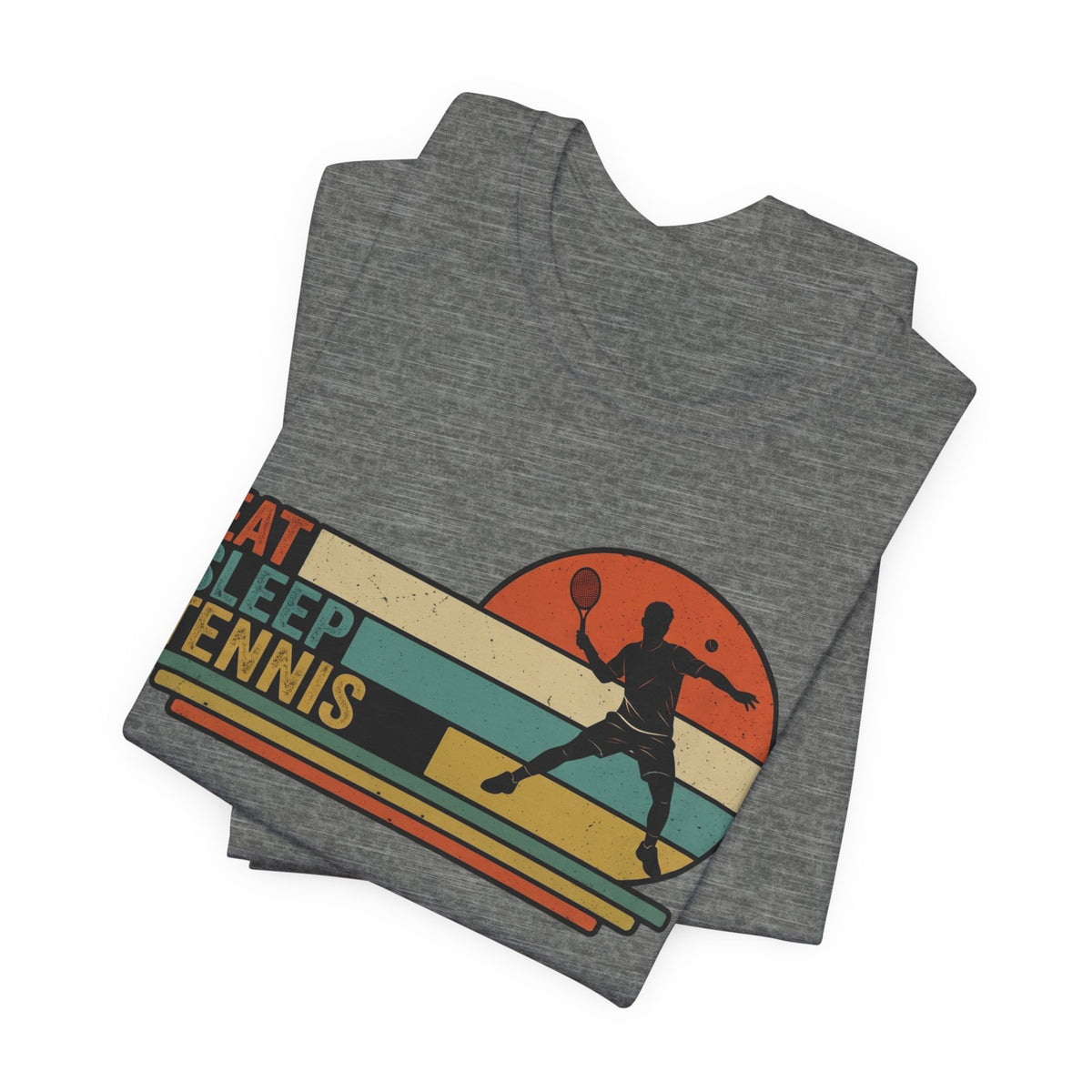 Eat Sleep Tennis Vintage Graphic Tee