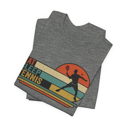 Eat Sleep Tennis Vintage Graphic Tee