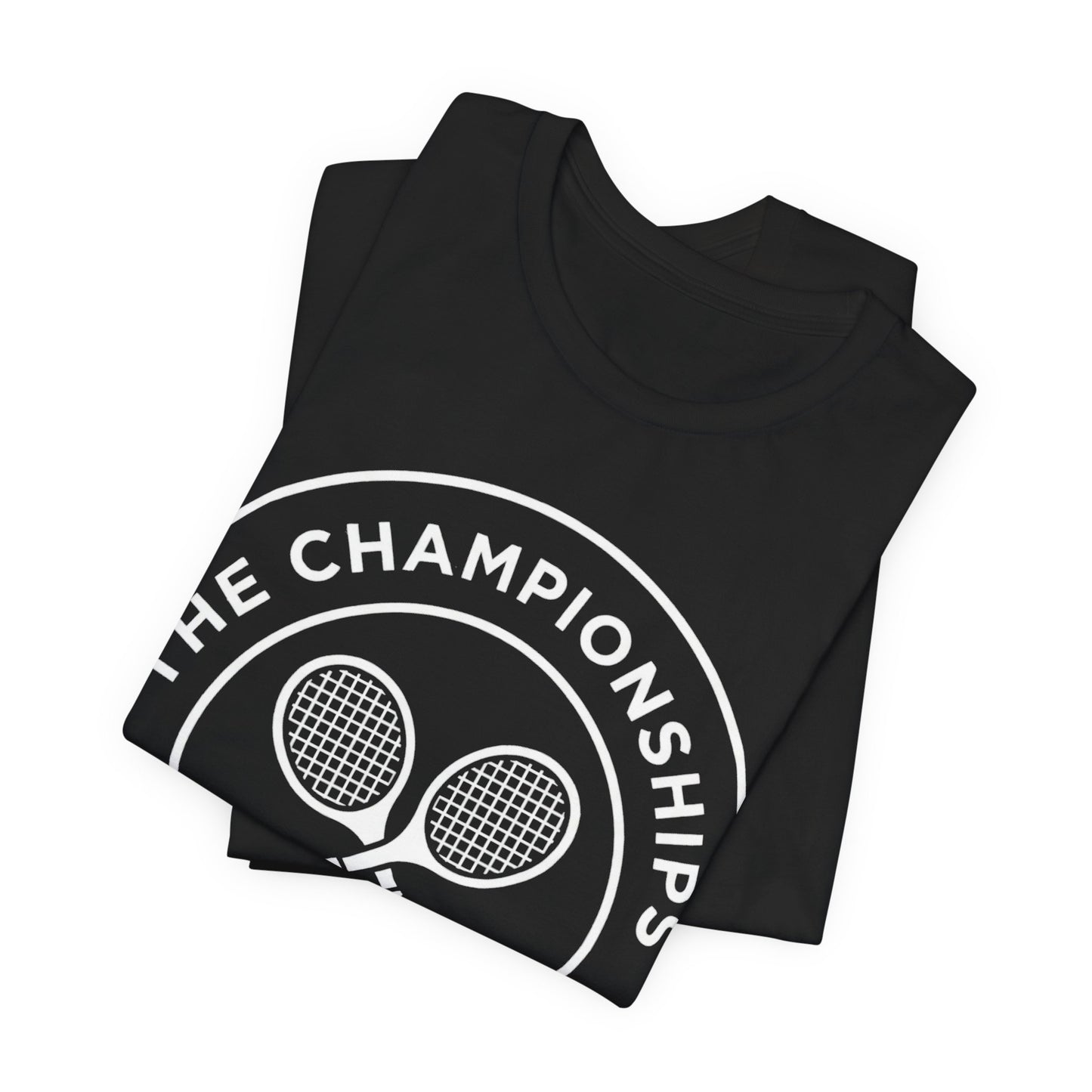 Wimbledon Championships Tennis Tee — Retro Tennis Racket Logo T-Shirt