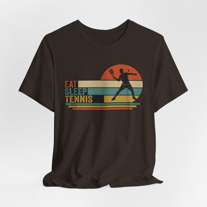 Eat Sleep Tennis Vintage Graphic Tee