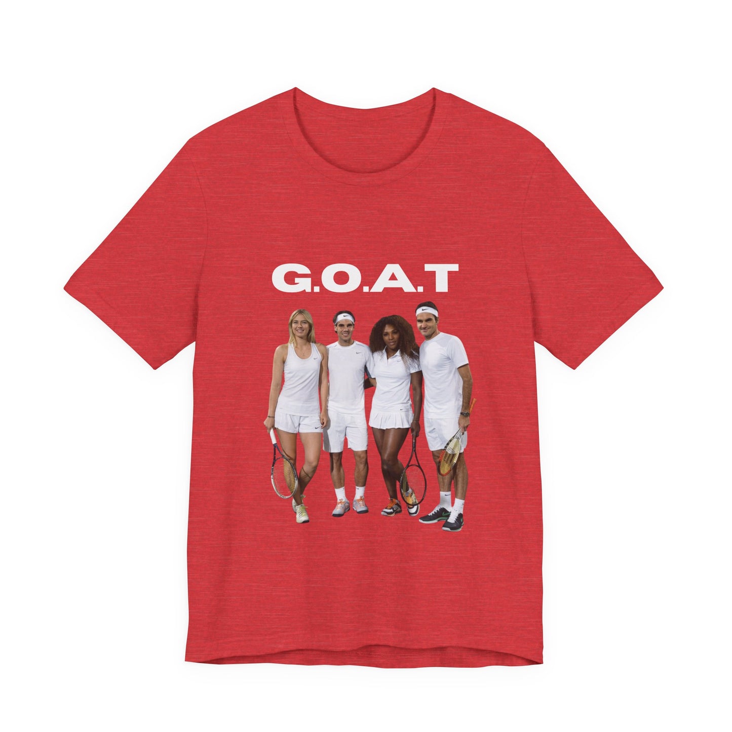 GOAT Tennis Players T-Shirt – Vintage Court Team Graphic Tee