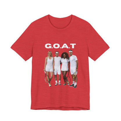 GOAT Tennis Players T-Shirt – Vintage Court Team Graphic Tee